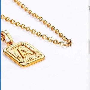 Brand new A initial necklace